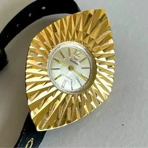 ? Vintage Working Waltham Watch Co. Wind-Up MCM Art Deco Pendant / Wrist Watch Waltham Art Deco Vintage Watch 21 Jewels Collectible  main image 4
